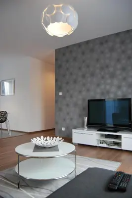 Telewizja i/lub zestaw kina domowego w obiekcie Magnolia Centrum - free parking