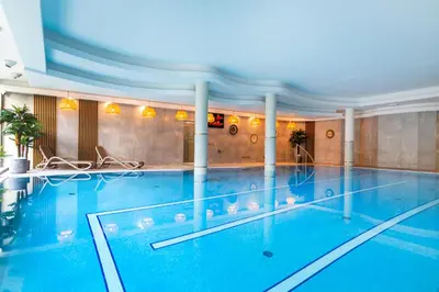 Basen w obiekcie Apartamenty i pokoje Montana lub w pobliżu