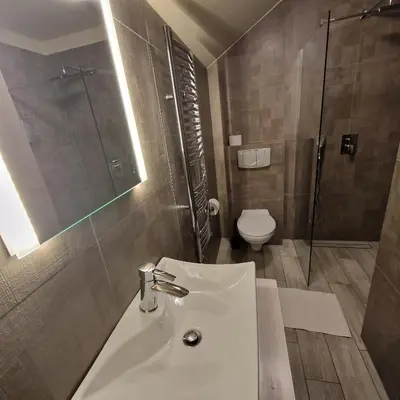Łazienka w obiekcie Tajemniczy Ogród Szczytna - Bed & Breakfast