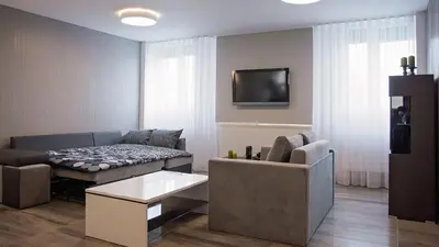 Telewizja i/lub zestaw kina domowego w obiekcie Apartament Piano