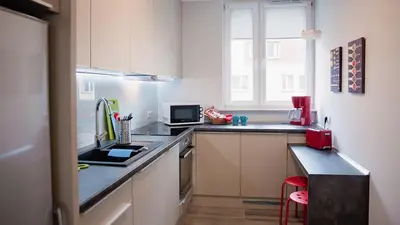 Kuchnia lub aneks kuchenny w obiekcie Apartament Piano