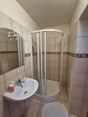 Łazienka w obiekcie Apartamenty Amadeus & Trattoria Matteo e Raffaello