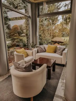 Część wypoczynkowa w obiekcie Hotel Azyl