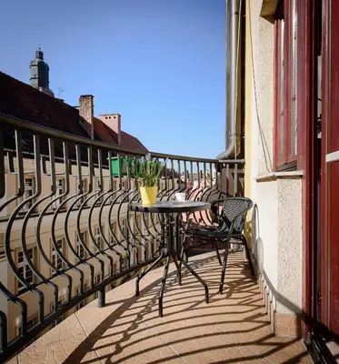 Balkon lub taras w obiekcie LeoApart