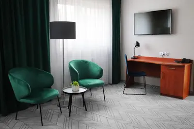 Telewizja i/lub zestaw kina domowego w obiekcie Hotel Polonia Centrum