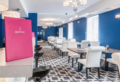 Część wypoczynkowa w obiekcie Hotel Sękowski