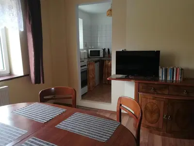 Kuchnia lub aneks kuchenny w obiekcie Apartament Europejskiej Stolicy Kultury