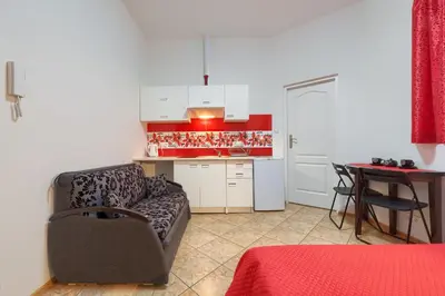 Kuchnia lub aneks kuchenny w obiekcie hostelswidnicka24