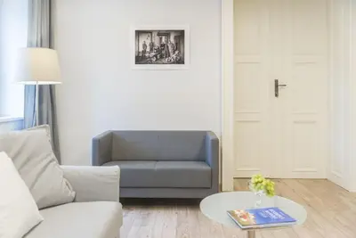 Część wypoczynkowa w obiekcie Apartament pod Twierdzą