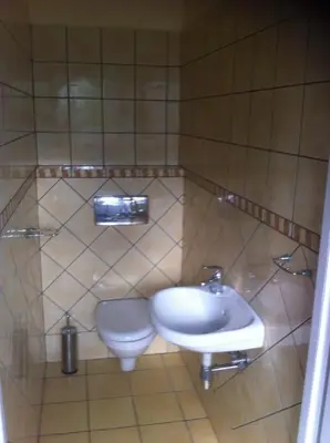 Łazienka w obiekcie Mieszkanie w Centrum Olesna
