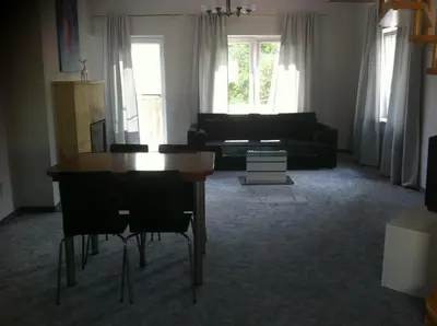 Część wypoczynkowa w obiekcie Mieszkanie w Centrum Olesna