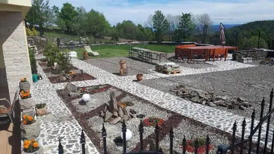 Ogród w obiekcie Agal Zieleniec