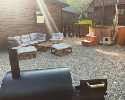 Część wypoczynkowa w obiekcie Osada Górski Potok