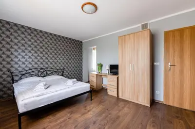 Łóżko lub łóżka w pokoju w obiekcie Sleep&Go
