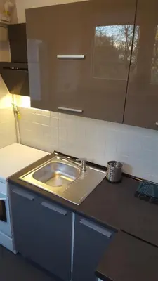 Kuchnia lub aneks kuchenny w obiekcie Sand Apartment