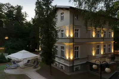 Budynek, w którym mieści się hotel