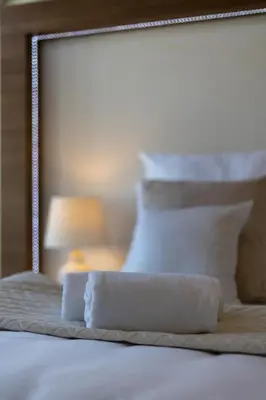 Łóżko lub łóżka w pokoju w obiekcie Apartament 24 AbsyntApart Rynek Wrocław