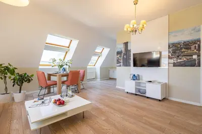 Telewizja i/lub zestaw kina domowego w obiekcie Apartament 24 AbsyntApart Rynek Wrocław