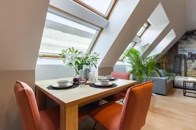 Część wypoczynkowa w obiekcie Apartament 24 AbsyntApart Rynek Wrocław