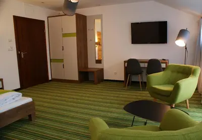 Telewizja i/lub zestaw kina domowego w obiekcie Kompleks Taaka Ryba