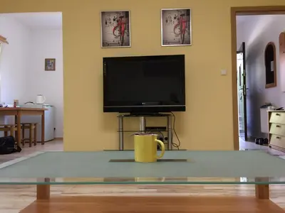Telewizja i/lub zestaw kina domowego w obiekcie Studia Pasieka