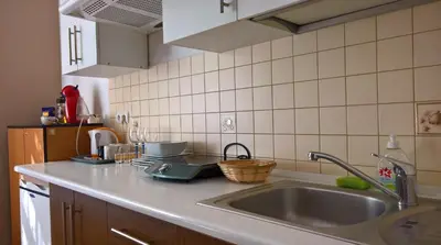 Kuchnia lub aneks kuchenny w obiekcie Studia Pasieka