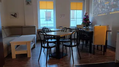 Część wypoczynkowa w obiekcie Event Hostel - Opole