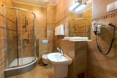 Łazienka w obiekcie Hotel Róża
