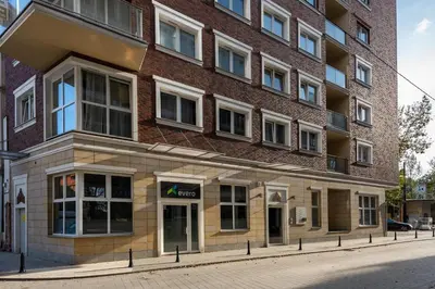 Budynek, w którym mieści się apartament