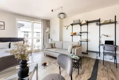 Część wypoczynkowa w obiekcie apartamenty-wroc Old Town Residence