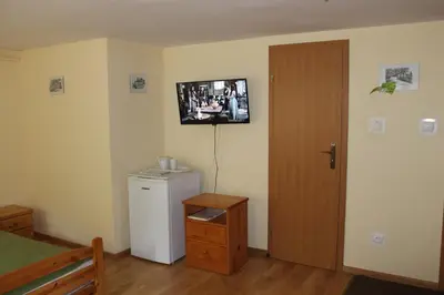 Telewizja i/lub zestaw kina domowego w obiekcie Agroturystyka Wzgórze Magnolii