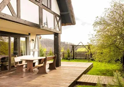 Balkon lub taras w obiekcie Hereczówka