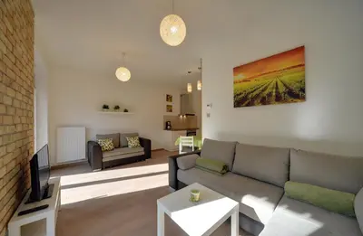 Część wypoczynkowa w obiekcie Apartament Wille Parkowe