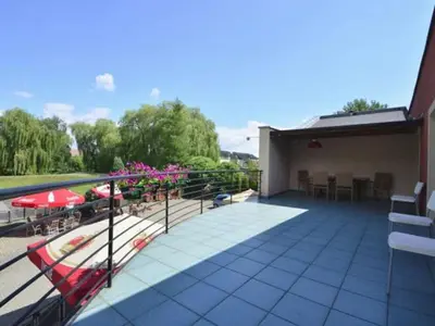 Balkon lub taras w obiekcie Bizancjum Pokoje Gościnne PARKING FREE 24H