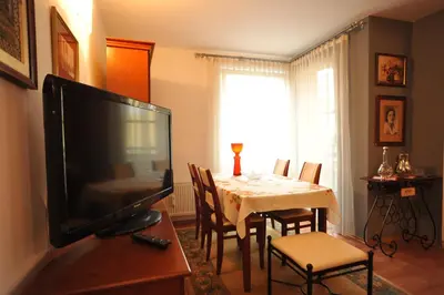 Telewizja i/lub zestaw kina domowego w obiekcie Apartament Tais