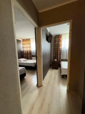 Łóżko lub łóżka w pokoju w obiekcie Gościniec Raciborski
