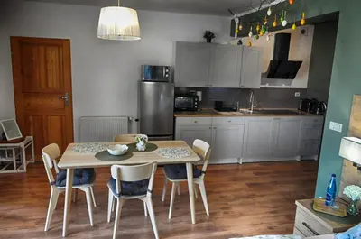 Kuchnia lub aneks kuchenny w obiekcie Apartamenty w Dolinie Gościna