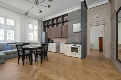 Kuchnia lub aneks kuchenny w obiekcie Exclusive Old Town Apartment by Noclegi Renters