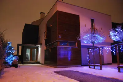 Budynek, w którym mieści się apartament