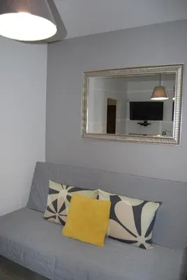 Część wypoczynkowa w obiekcie Magnolia Centrum Studio-free parking