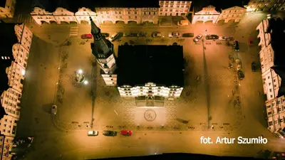 Plan piętra w obiekcie Kościuszki 3 Apartamenty