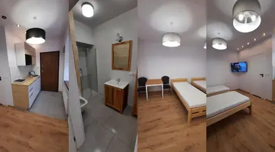 Łóżko lub łóżka w pokoju w obiekcie Kościuszki 3 Apartamenty