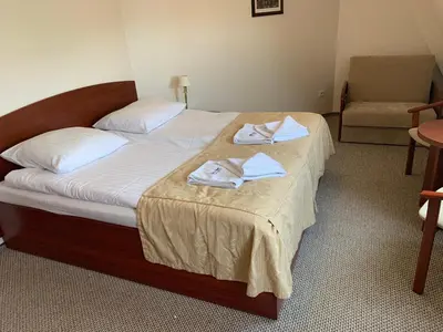 Łóżko lub łóżka w pokoju w obiekcie Ski&Spa Zieleniec