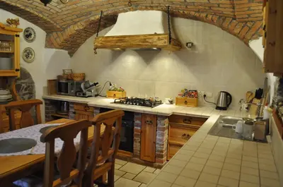 Kuchnia lub aneks kuchenny w obiekcie Gospodarstwo Gościnne Jesionówka