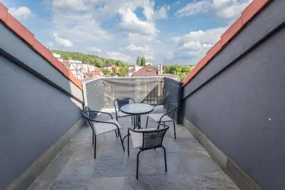 Balkon lub taras w obiekcie Apartamenty Polanica MyWeek