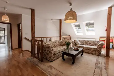 Część wypoczynkowa w obiekcie Dom Puchacza w Lądku-Zdroju