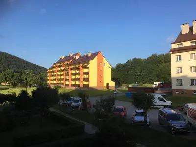 Widok na góry z tego apartamentu