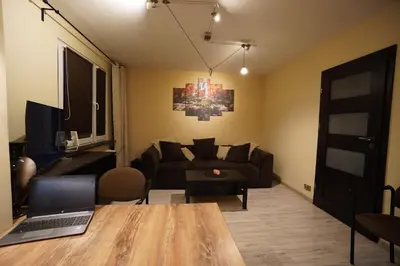 Część wypoczynkowa w obiekcie Apartment 6 Gwiazdek