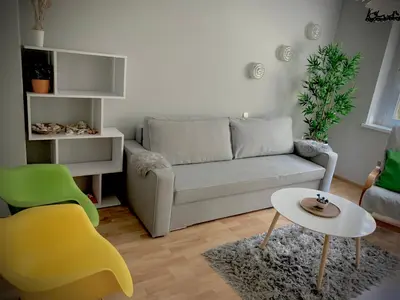Część wypoczynkowa w obiekcie Apartament Joanna parter blisko Rynku, Onkologii i strefy ekonomicznej