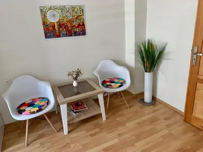 Część wypoczynkowa w obiekcie Apartament Joanna parter blisko Rynku, Onkologii i strefy ekonomicznej